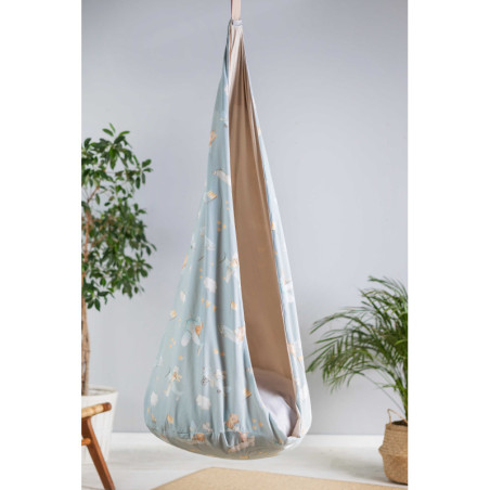 Kokon „Myszolotki” | Bujający Kokon Dla Dzieci z Wzorem Myszek i Samolotów