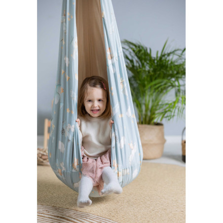 Kokon „Myszolotki” | Bujający Kokon Dla Dzieci z Wzorem Myszek i Samolotów