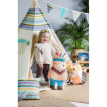 Duży Zestaw Tipi Indiańska Przygoda – Indiańskie Tipi do Pokoju Dziecka | Sówka