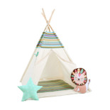 Tipi w Stylu Indiańskim z Poduszką Lew Szaman i Kołderką | Sówka