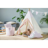 Tipi Królewny z Króliczkiem - Różowe Tipi dla Dziewczynek | Sówka