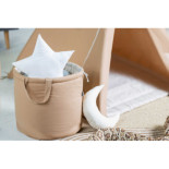 Tipi Karmelowa Słodycz Zestaw z Kołderką i Dwoma Poduszkami | Bawełna