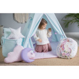 Ręcznie szyty zestaw tipi z bawełny - Liliowy sen | Sklep Sówka