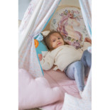 Uroczy namiot tipi dla dziewczynki - Pudrowy kwiatuszek | Sklep Sówka