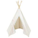 Uroczy namiot tipi dla dziewczynki - Pudrowy kwiatuszek | Sklep Sówka
