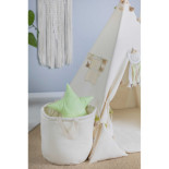 Kremowy namiot tipi z frędzlami w stylu boho | Sklep Sówka