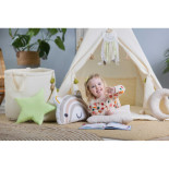 Kremowy namiot tipi z frędzlami w stylu boho | Sklep Sówka