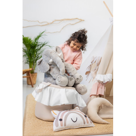 Namiot Tipi „Słodkie Falbanki” | Urocza Kryjówka dla Dzieci – Stabilny, Bezpieczny Zestaw