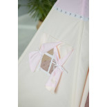 Tipi Królewny z Króliczkiem - Różowe Tipi dla Dziewczynek | Sówka