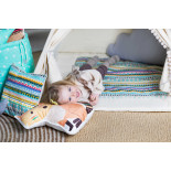 Namiot Tipi z Organicznej Bawełny z Poduszkami i Kołderką | Sówka