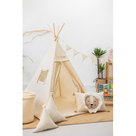 Tipi Lwia Kryjówka z Poduszkami i Kołderką | Sówka