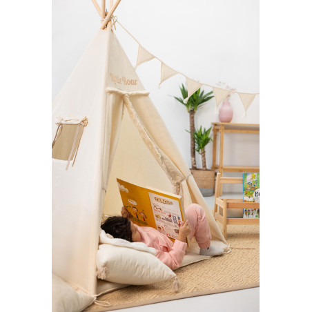 Tipi Lwia Kryjówka z Poduszkami i Kołderką | Sówka