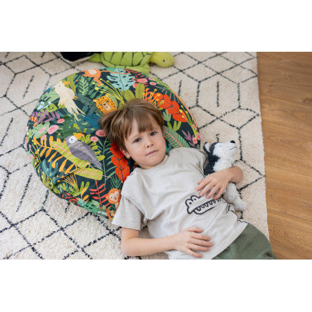 Kokon Dżunglowa Kryjówka – wiszące siedzisko z bawełny dla dzieci