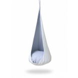 Kokon dla dzieci „Miękka Chmurka" – bawełniany, szary | Sówka Design