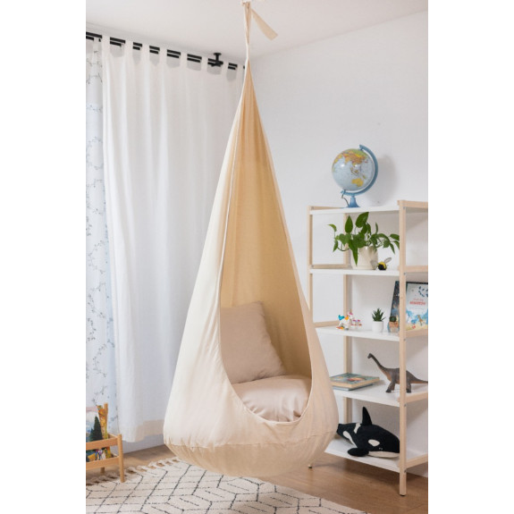 Huśtawka Kokon "Karmelkowy Kłębuszek"