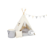 Namiot Tipi Chmurka i Księżyc- MEGA Duży Zestaw