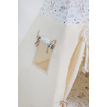 Namiot Tipi "Pastelowi Przyjaciele" - Zestaw Klasyczny | Pastelowe Leśne Zwierzątka