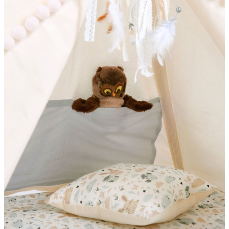 Namiot Tipi „Pastelowi Przyjaciele"- Samo Tipi | Pastelowe Leśne Zwierzątka