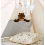 Namiot Tipi „Pastelowi Przyjaciele"- Samo Tipi | Pastelowe Leśne Zwierzątka
