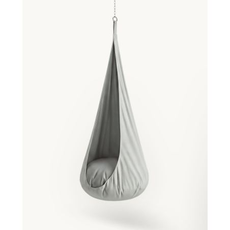 Kokon dla dzieci „Miękka Chmurka" – bawełniany, szary | Sówka Design