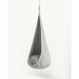 Kokon dla dzieci „Miękka Chmurka" – bawełniany, szary | Sówka Design