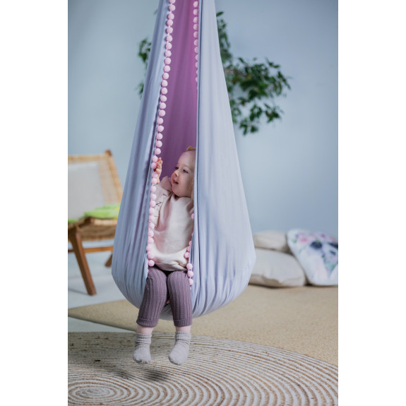 Huśtawka,kokon od Sówka Design gwarancja świetnej zabawy Twojego dziecka