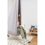 Huśtawka Kokon dla Dzieci Szara Myszka | Bawełna Jasnoszara Styl Skandynawski